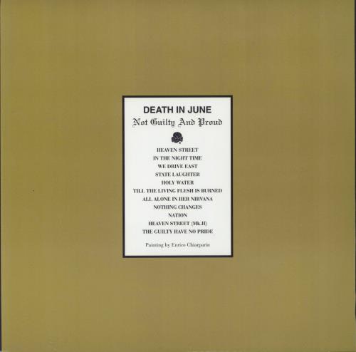 Boyd Rice Not Guilty And Proud - Picture Disc picture disc LP (vinyl picture disc album) UK OYEPDNO794385