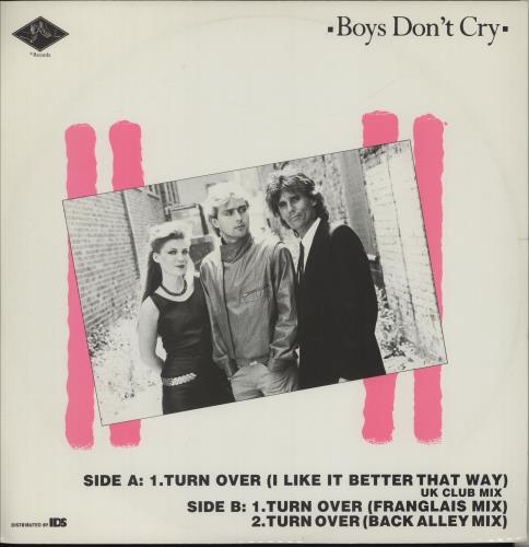 Boys Don't Cry Turn Over [I Like It Better That Way] 12" vinyl single (12 inch record / Maxi-single) UK B3C12TU674849