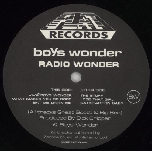 Boys Wonder Radio Wonder vinyl LP album (LP record) UK F5-LPRA696354