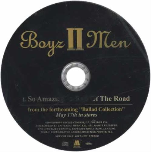 Boyz II Men So Amazing CD single (CD5 / 5") Japanese BTMC5SO161761