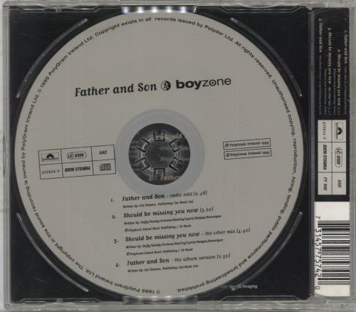 Boyzone Father & Son - Limited Hologram CD CD single (CD5 / 5") UK BYZC5FA56154