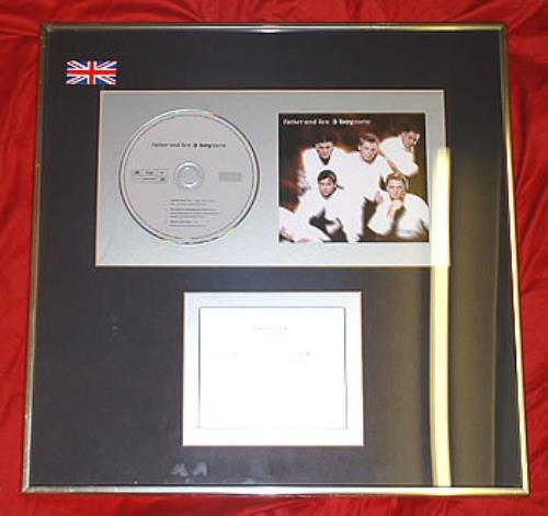 Boyzone Father And Son award disc UK BYZAWFA312254