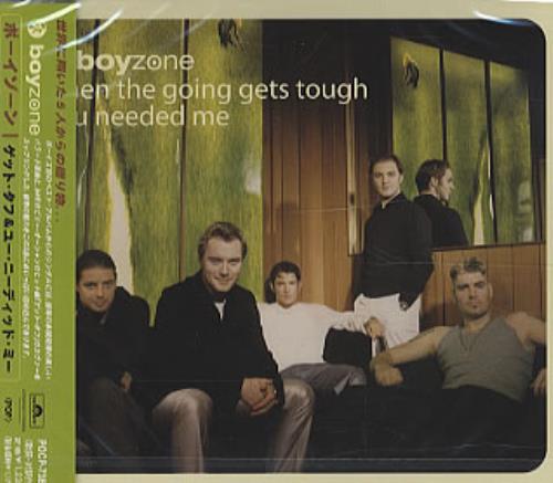 Boyzone When The Going Gets Tough CD single (CD5 / 5") Japanese BYZC5WH131653