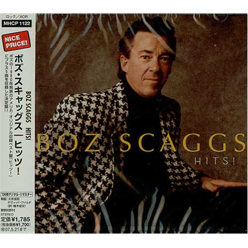 Boz Scaggs Hits! CD album (CDLP) Japanese BOZCDHI407673