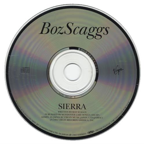 Boz Scaggs Sierra CD single (CD5 / 5") Japanese BOZC5SI130643