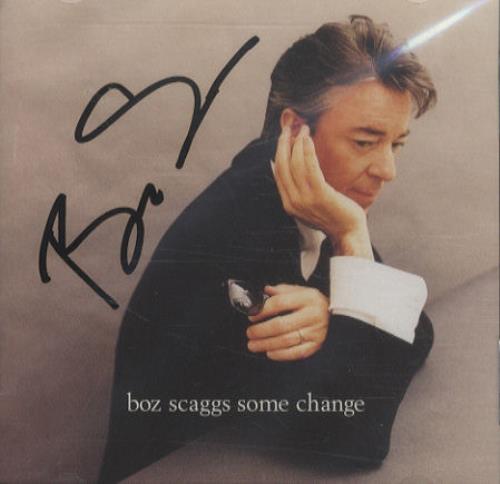 Boz Scaggs Some Change - Autographed CD album (CDLP) US BOZCDSO444092