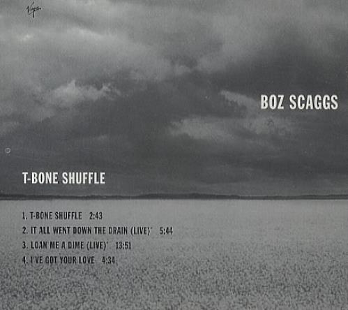Boz Scaggs T-Bone Shuffle CD single (CD5 / 5") US BOZC5TB436505