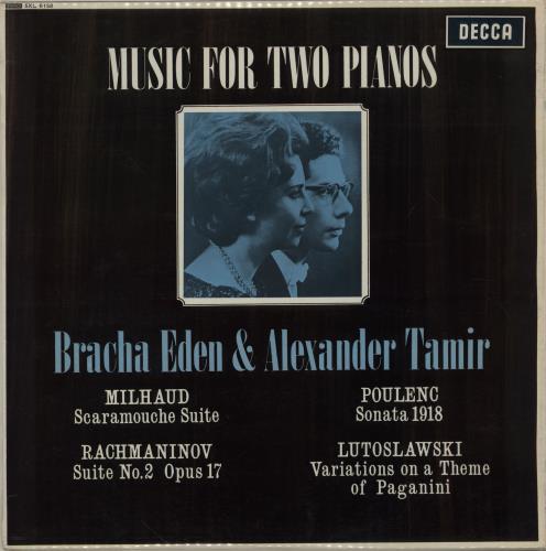 Bracha Eden & Alexander Tamir Music For Two Pianos vinyl LP album (LP record) UK QSDLPMU753544