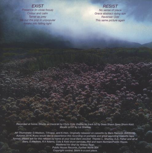 Bracken Exist Resist vinyl LP album (LP record) UK P2DLPEX854979