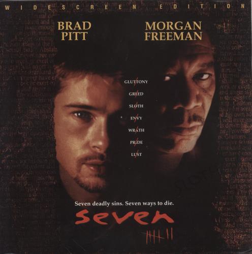 Brad Pitt Seven laserdisc / lazerdisc Japanese BDPLZSE857310