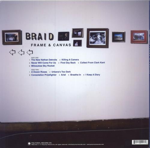 Braid Frame & Canvas - 180gram vinyl LP album (LP record) US B4GLPFR787838
