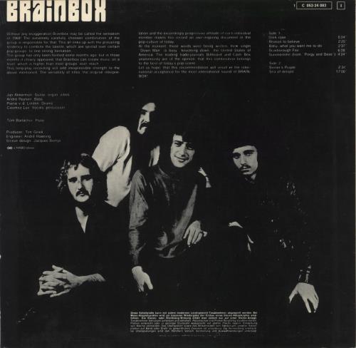 Brainbox (Focus) Brainbox vinyl LP album (LP record) German G4DLPBR867209