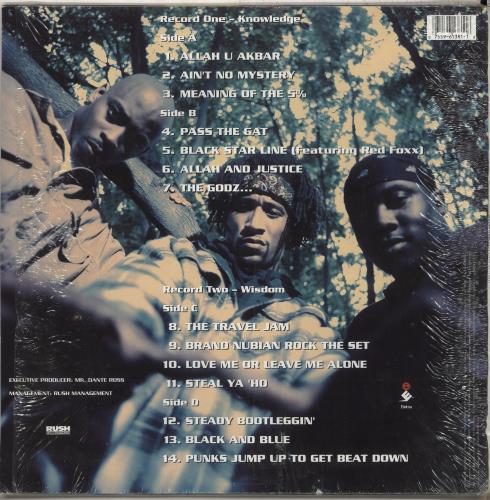 Brand Nubian In God We Trust 2-LP vinyl record set (Double LP Album) US Q-F2LIN710693