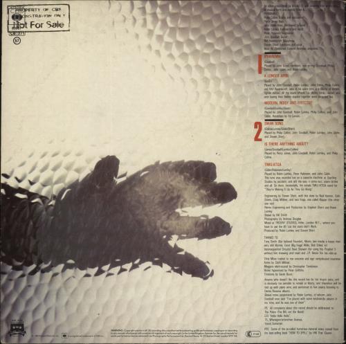 Brand X Is There Anything About? - Promo Stamped vinyl LP album (LP record) UK BDXLPIS870659