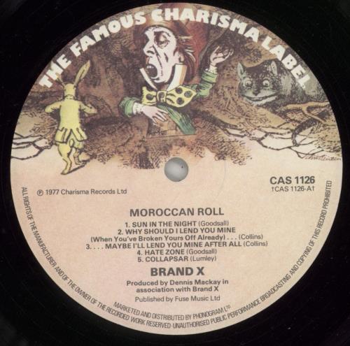 Brand X Moroccan Roll - 1st - EX vinyl LP album (LP record) UK BDXLPMO363072