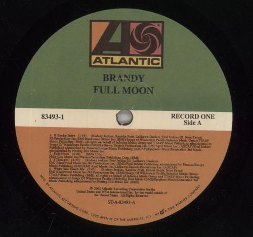 Brandy Full Moon 2-LP vinyl record set (Double LP Album) US BNY2LFU862364