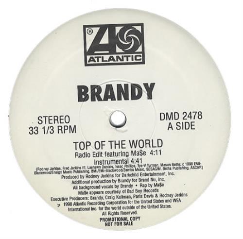 Brandy Top Of The World 12" vinyl single (12 inch record / Maxi-single) US BNY12TO367791
