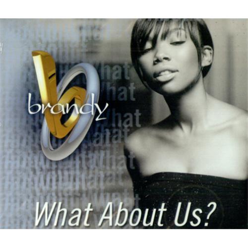 Brandy What About Us - picture disc CD single (CD5 / 5") German BNYC5WH209241