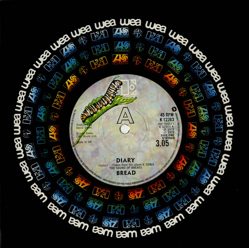 Bread Diary 7" vinyl single (7 inch record / 45) UK RDB07DI573697