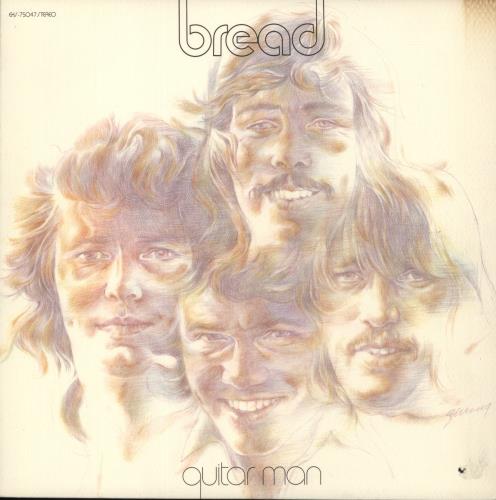 Bread Guitar Man + lyric inner vinyl LP album (LP record) US RDBLPGU864776
