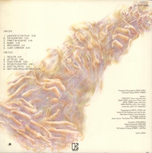 Bread Guitar Man + lyric inner vinyl LP album (LP record) US RDBLPGU864776