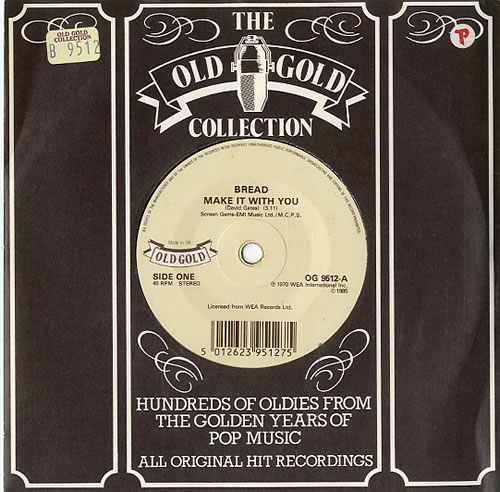 Bread Make It With You 7" vinyl single (7 inch record / 45) UK RDB07MA610316