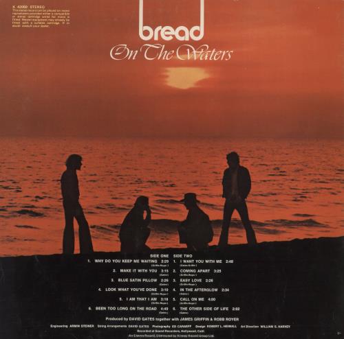 Bread On The Waters vinyl LP album (LP record) UK RDBLPON651129