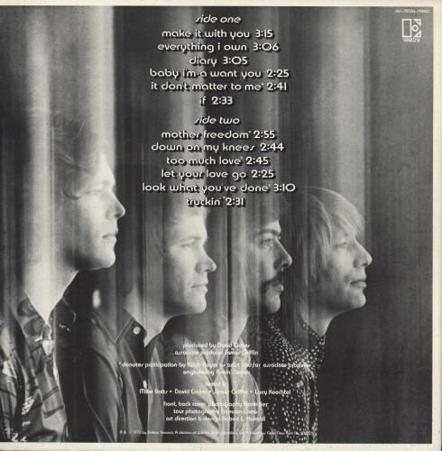 Bread The Best Of Bread vinyl LP album (LP record) US RDBLPTH748134