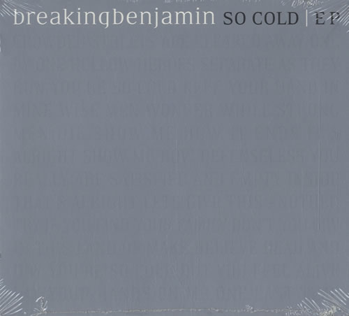 Breaking Benjamin So Cold EP CD single (CD5 / 5") US BJ1C5SO496561