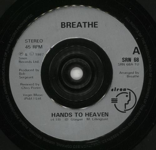 Breathe Hands To Heaven 7" vinyl single (7 inch record / 45) UK BTH07HA615020