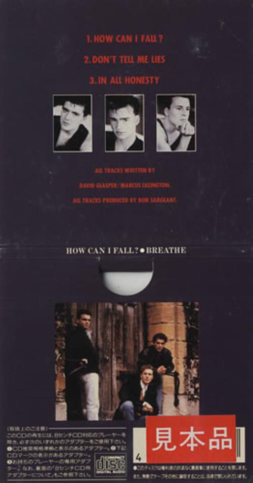 Breathe How Can I Fall? - Snapped 3" CD single (CD3) Japanese BTHC3HO441810