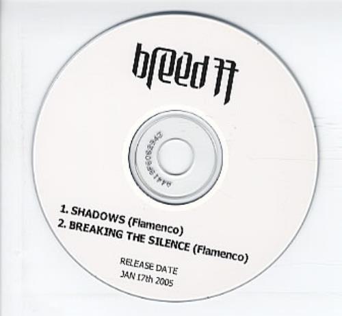 Breed 77 Shadows CD-R acetate UK B77CRSH311722