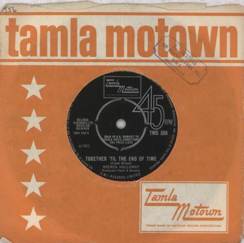 Brenda Holloway Together 'Til The End Of Time 7" vinyl single (7 inch record / 45) UK HLY07TO844480