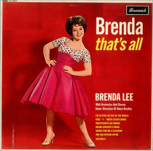 Brenda Lee Brenda, That's All vinyl LP album (LP record) UK B-LLPBR452615