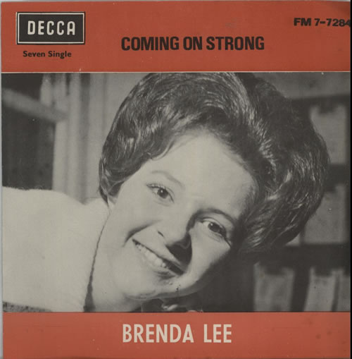 Brenda Lee Coming On Strong 7" vinyl single (7 inch record / 45) South African B-L07CO634535