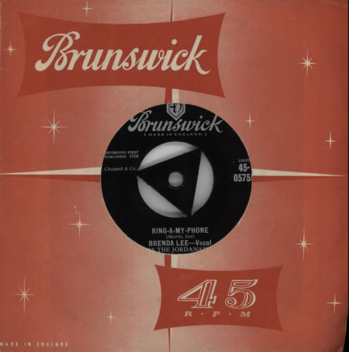 Brenda Lee Ring-A-My-Phone 7" vinyl single (7 inch record / 45) UK B-L07RI570369