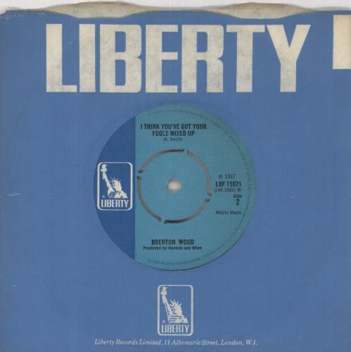 Brenton Wood Gimme Little Sign 7" vinyl single (7 inch record / 45) UK BW507GI667361
