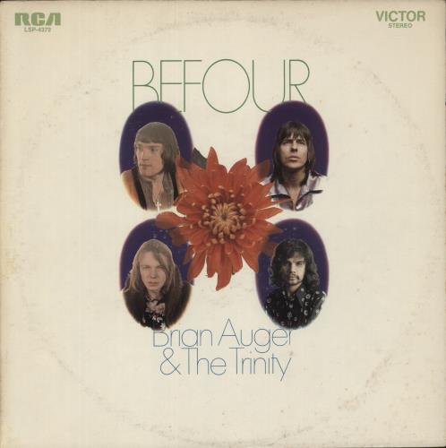 Brian Auger Befour - EX vinyl LP album (LP record) US AUGLPBE871069