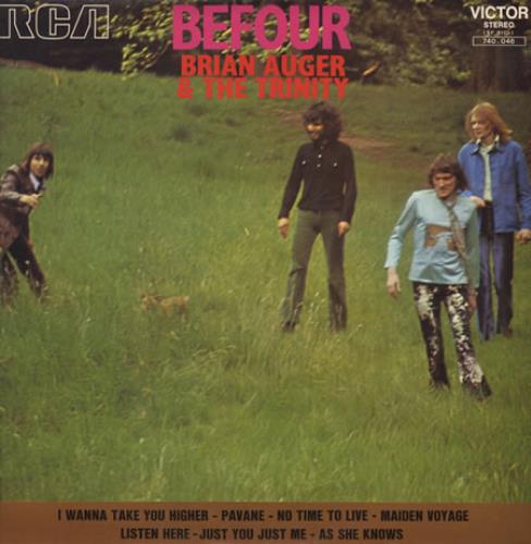 Brian Auger Befour vinyl LP album (LP record) French AUGLPBE400814