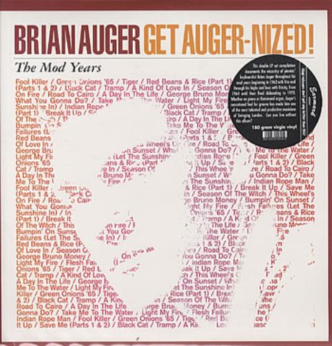 Brian Auger Get Auger-nized! 2-LP vinyl record set (Double LP Album) UK AUG2LGE322051