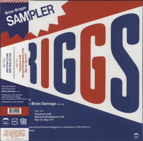 Brian Briggs Brian Damage 12" vinyl single (12 inch record / Maxi-single) US IRX12BR893591