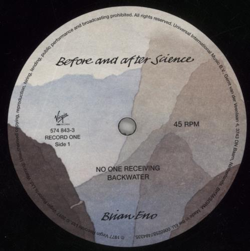 Brian Eno Before And After Science - 45rpm 180 Gram 2-LP vinyl record set (Double LP Album) UK ENO2LBE861125