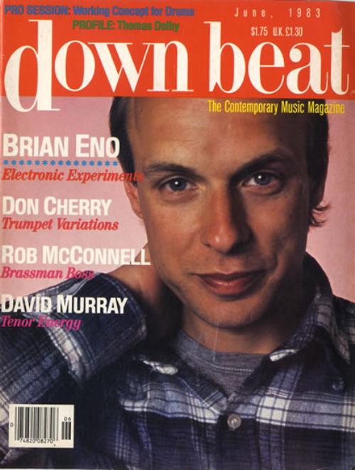 Brian Eno Down Beat magazine US ENOMADO552861