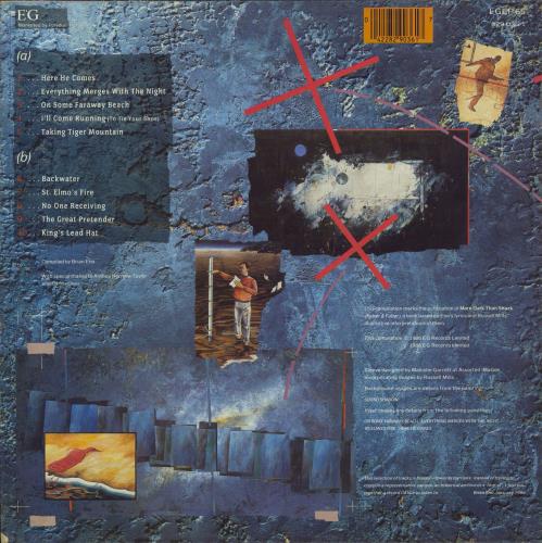 Brian Eno More Blank Than Frank - Stickered vinyl LP album (LP record) UK ENOLPMO813765