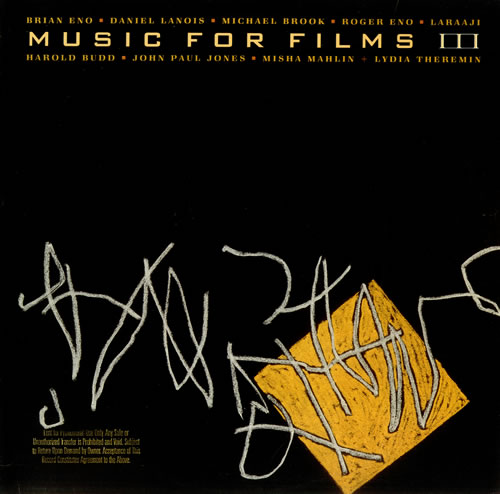 Brian Eno Music For Films III vinyl LP album (LP record) US ENOLPMU451868
