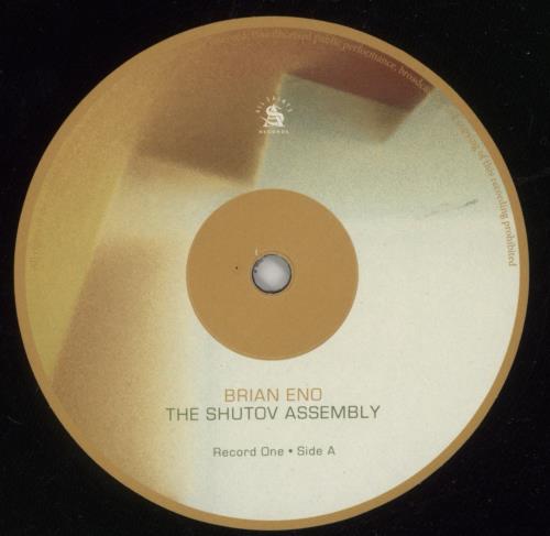 Brian Eno The Shutov Assembly 2-LP vinyl record set (Double LP Album) UK ENO2LTH866940