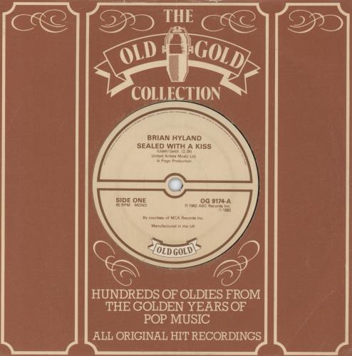 Brian Hyland Sealed With A Kiss 7" vinyl single (7 inch record / 45) UK YBR07SE881622