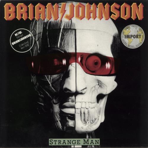 Brian Johnson Strange Man vinyl LP album (LP record) German BJSLPST871676
