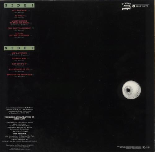 Brian Johnson Strange Man vinyl LP album (LP record) German BJSLPST871676