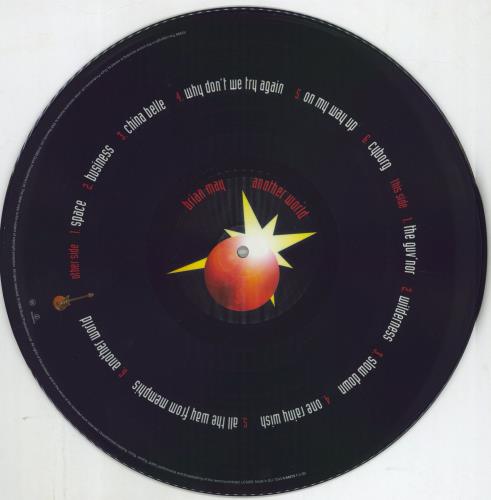 Brian May Another World - EX picture disc LP (vinyl picture disc album) UK MAYPDAN576246
